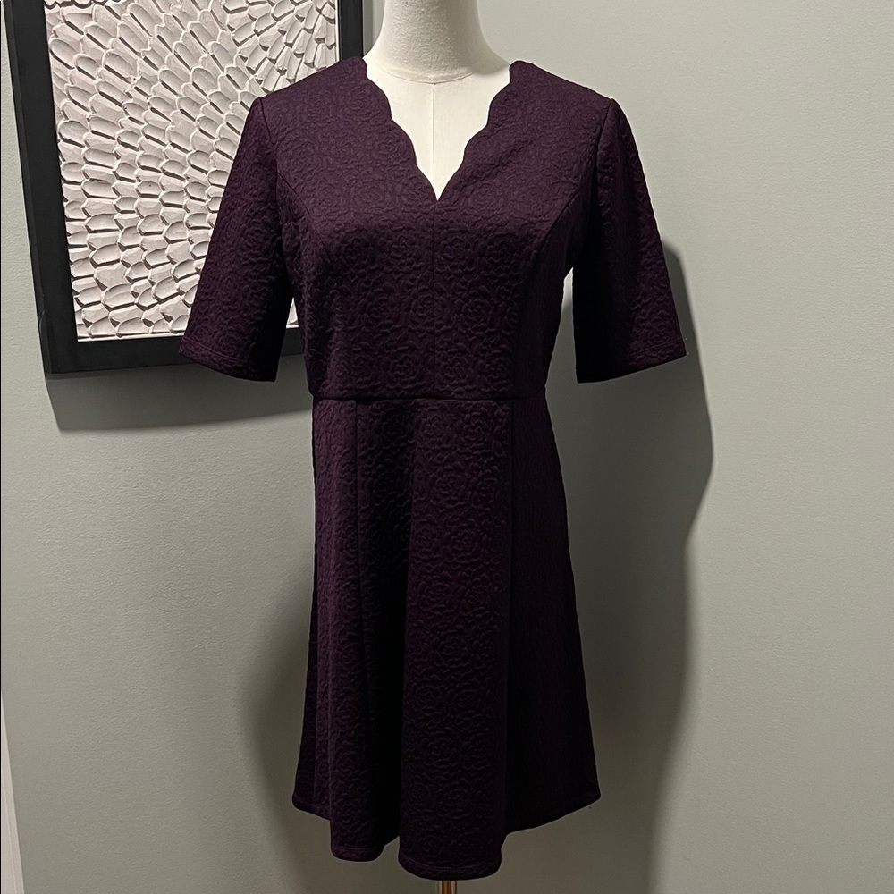 Elegant Purple Women's Dress